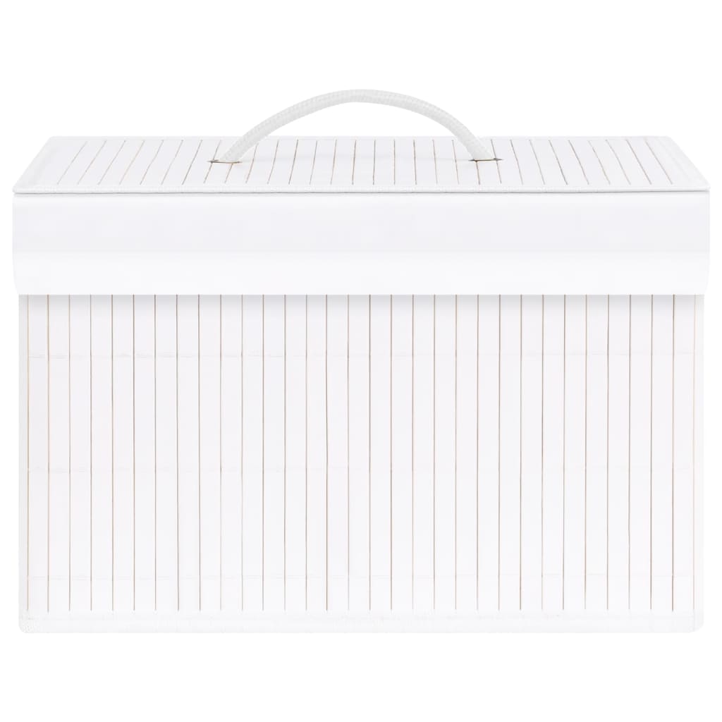 Scatole Portaoggetti 4 pz in BambÃ¹ Bianche cod mxl 45060