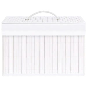 Scatole Portaoggetti 4 pz in BambÃ¹ Bianche cod mxl 45060
