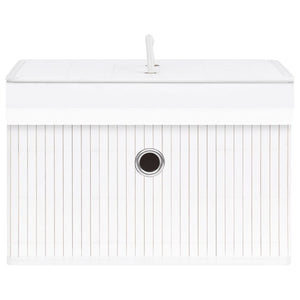 Scatole Portaoggetti 4 pz in BambÃ¹ Bianche cod mxl 45060