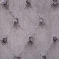 Sedia da Pranzo Grigia in Velluto 287951