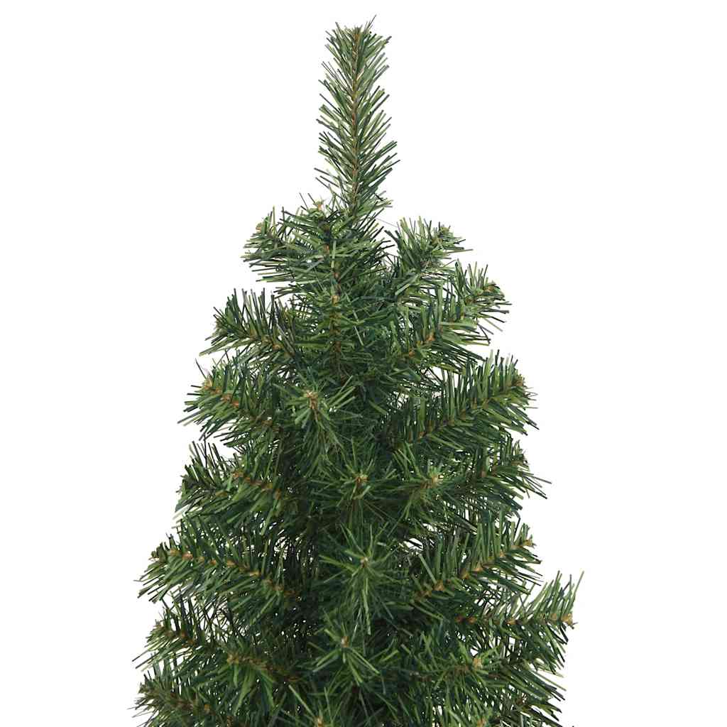 Albero di Natale Artificiale Sottile Supporto Verde 180 cm PVC cod mxl 13960