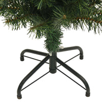 Albero di Natale Artificiale Sottile con Base Verde 210 cm PVC 320951
