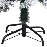 Albero di Natale Artificiale con Neve Fioccata Verde 150 cm PVC 320963