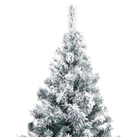 Albero di Natale Artificiale con Neve Fioccata Verde 240 cm PVC 320966