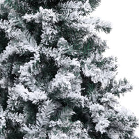 Albero di Natale Artificiale con Neve Fioccata Verde 240 cm PVC 320966