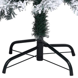 Albero di Natale Artificiale con Neve Fioccata Verde 240 cm PVC 320966