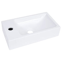 Lavabo 400x220x90 mm in SMC Bianco 146513
