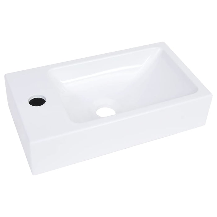 Lavabo 400x220x90 mm in SMC Bianco 146513