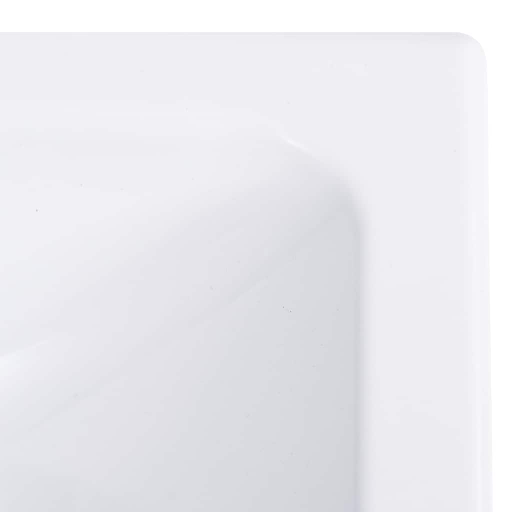 Lavabo-Lavandino-Lavello 400x220x90 mm in SMC Bianco