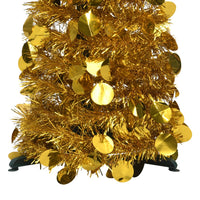 Albero di Natale Artificiale Apribile Dorato 120 cm PET 320982