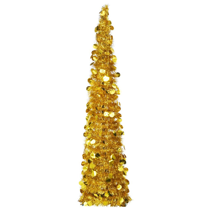 Albero di Natale Artificiale Apribile Oro 150 cm PET