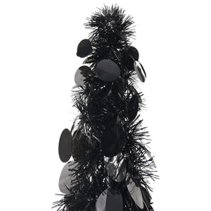 Albero di Natale Artificiale Apribile Nero 150 cm PET 320986