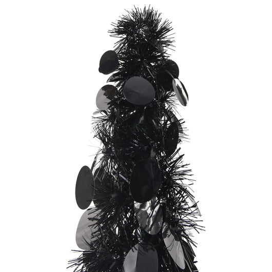 Albero di Natale Artificiale Apribile Nero 180 cm PET 320987