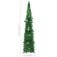 Albero di Natale Artificiale Apribile Verde 120 cm PET 320988
