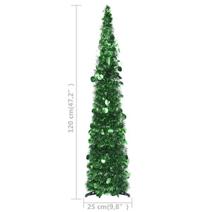 Albero di Natale Artificiale Apribile Verde 120 cm PET 320988