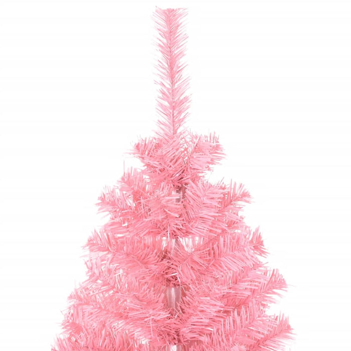 Albero di Natale Artificiale con Supporto Rosa 150 cm PVC cod mxl 15691