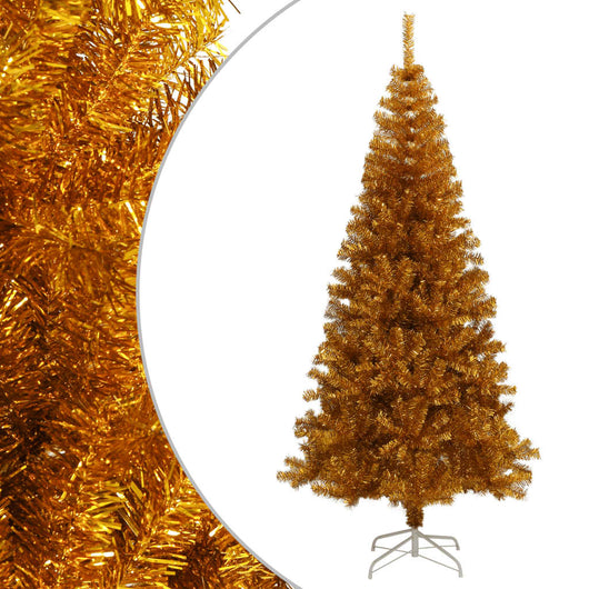 Albero di Natale Artificiale con Supporto Oro 180 cm PET cod mxl 6666