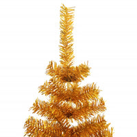 Albero di Natale Artificiale con Supporto Oro 180 cm PET 321010