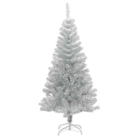 Albero di Natale Artificiale con Supporto Argento 150 cm PET 321012
