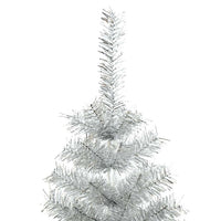 Albero di Natale Artificiale con Supporto Argento 150 cm PET 321012