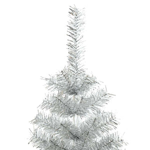 Albero di Natale Artificiale con Supporto Argento 150 cm PET 321012