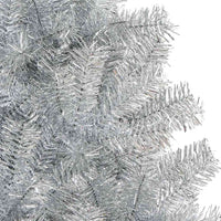Albero di Natale Artificiale con Supporto Argento 150 cm PET 321012