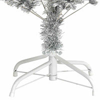 Albero di Natale Artificiale con Supporto Argento 150 cm PET 321012