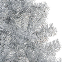 Albero di Natale Artificiale con Supporto Argento 210 cm PET 321014
