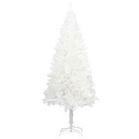 Albero di Natale Artificiale con Aghi Realistici Bianco 120 cm 321021