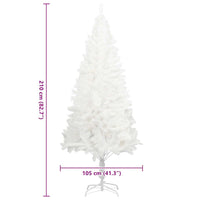 Albero di Natale Artificiale con Aghi Realistici Bianco 120 cm  cod mxl 26650