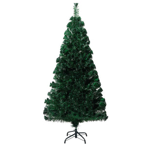 Albero Natale Artificiale con Supporto 120 cm in Fibra Ottica 321026