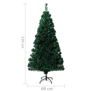 Albero di Natale Artificiale Supporto Verde 120 cm Fibra Ottica cod mxl 5861