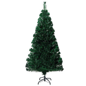 Albero di Natale con Supporto Verde 150 cm in Fibra Ottica 321027