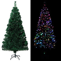 Albero di Natale Artificiale Supporto Verde 150 cm Fibra Ottica cod mxl 7046