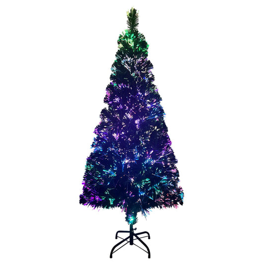 Albero di Natale con Supporto-Luci decorative natalizie Verde 180 cm in Fibra Ottica
