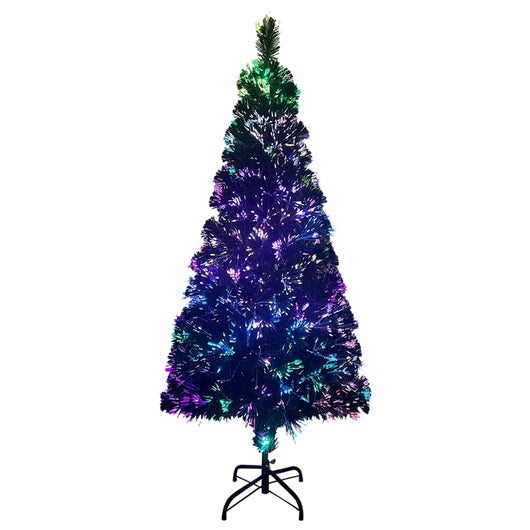 Albero di Natale con Supporto-Luci decorative natalizie Verde 210 cm in Fibra Ottica
