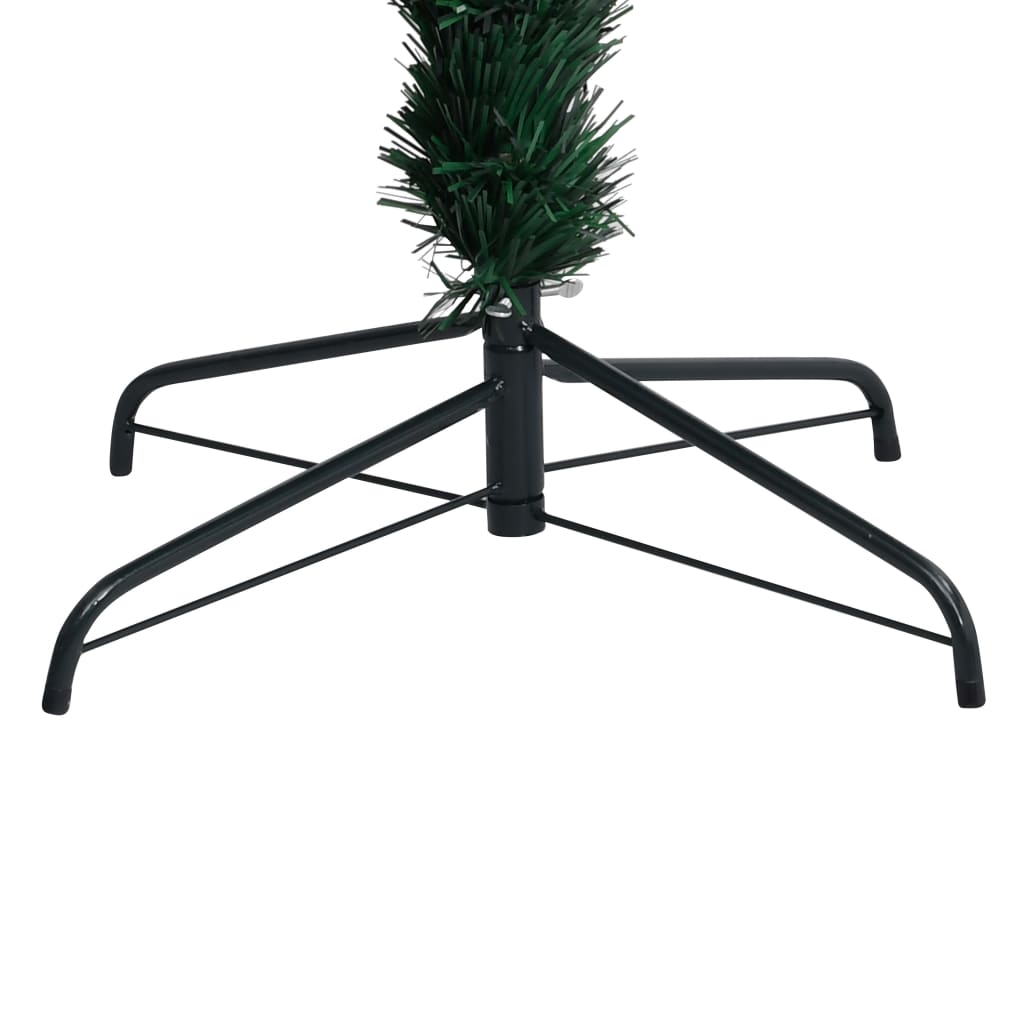 Albero di Natale con Supporto Verde 210 cm in Fibra Ottica 321029