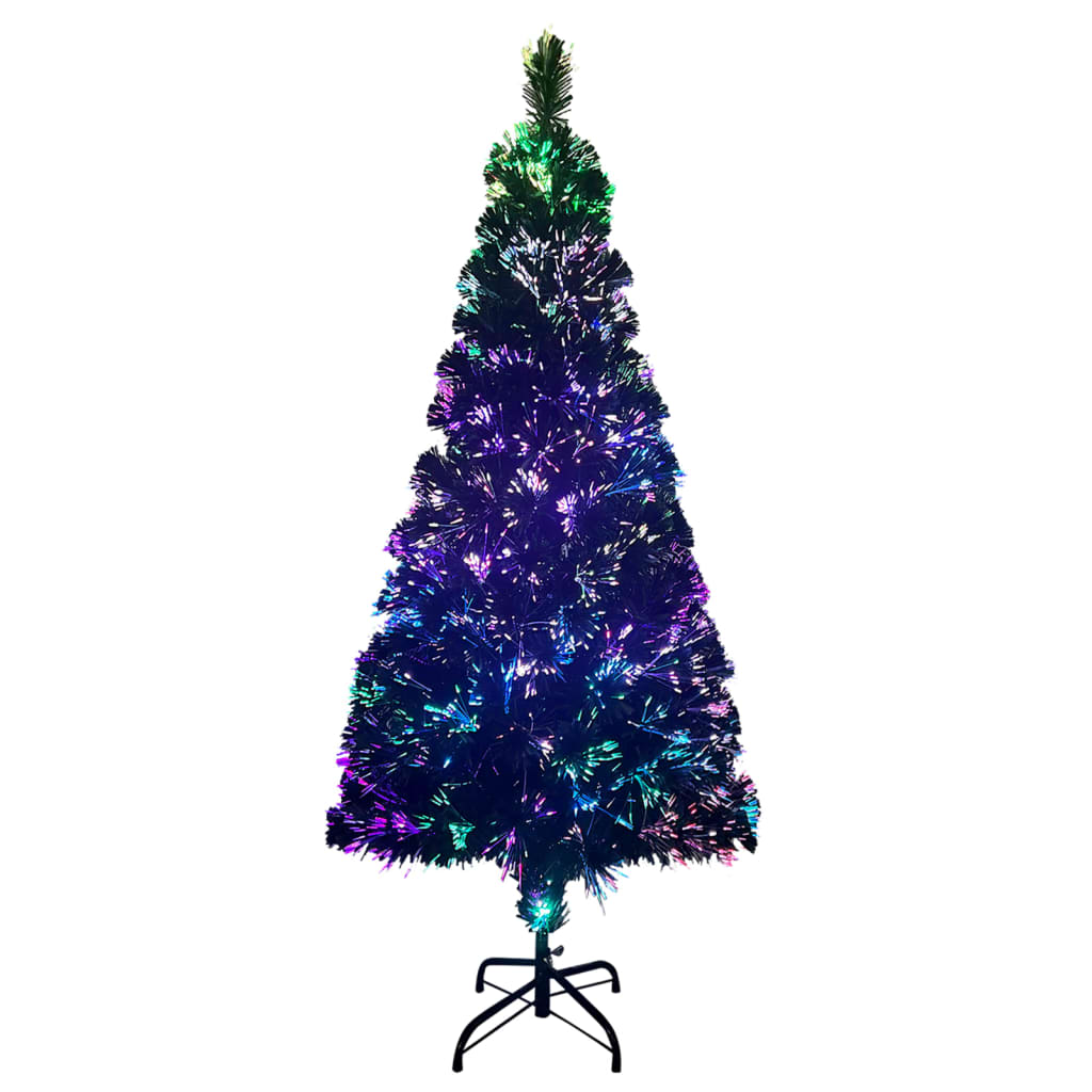 Albero di Natale con Supporto-Luci decorative natalizie Verde 240 cm in Fibra Ottica