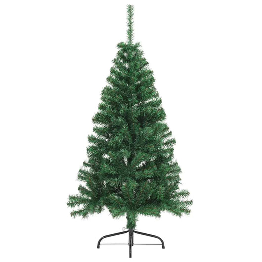 Albero di Natale Artificiale Metà con Supporto Verde 150 cm PVC 321031