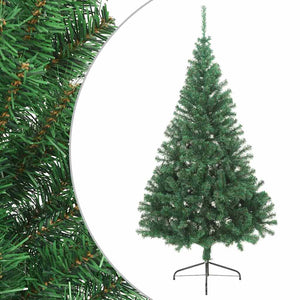 Albero di Natale Artificiale MetÃ  con Supporto Verde 180 cm PVC cod mxl 6596