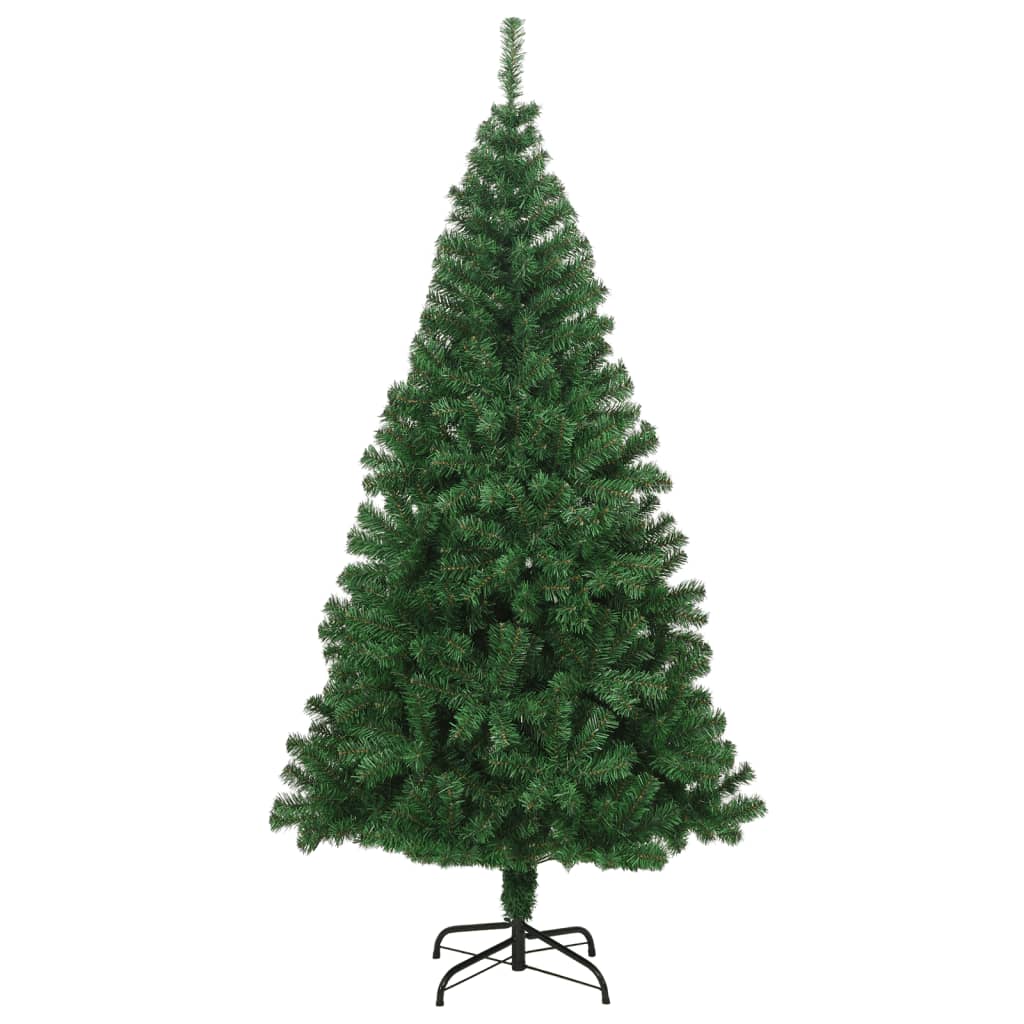 Albero di Natale Artificiale con Rami Spessi Verde 180 cm PVC 321035