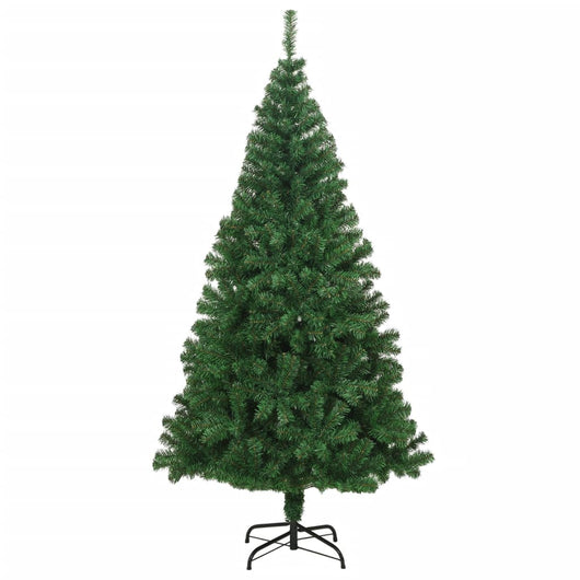 Albero di Natale Artificiale con Rami Spessi Verde 210 cm PVC 321036