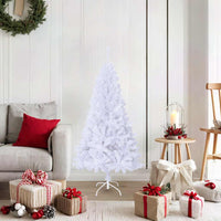 Albero di Natale Artificiale con Rami Spessi Bianco 150 cm PVC 321038