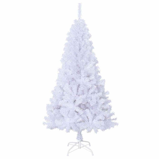 Albero di Natale Artificiale con Rami Spessi Bianco 150 cm PVC 321038