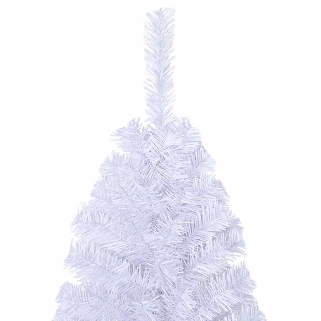 Albero di Natale Artificiale con Rami Spessi Bianco 150 cm PVC 321038