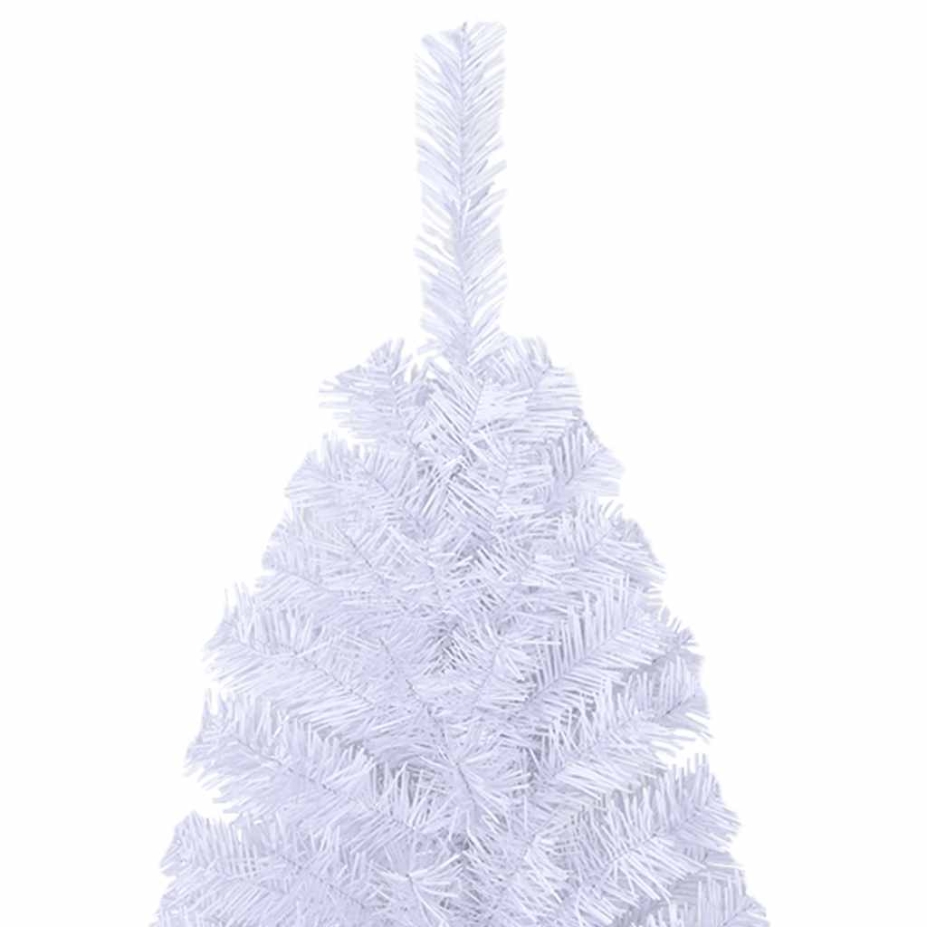 Albero di Natale Artificiale con Rami Spessi Bianco 180 cm PVC 321039