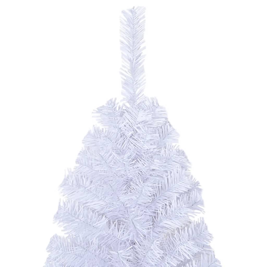 Albero di Natale Artificiale con Rami Spessi Bianco 240 cm PVC 321041