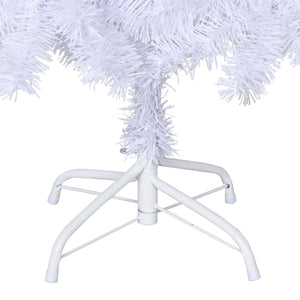 Albero di Natale Artificiale con Rami Spessi Bianco 240 cm PVC 321041