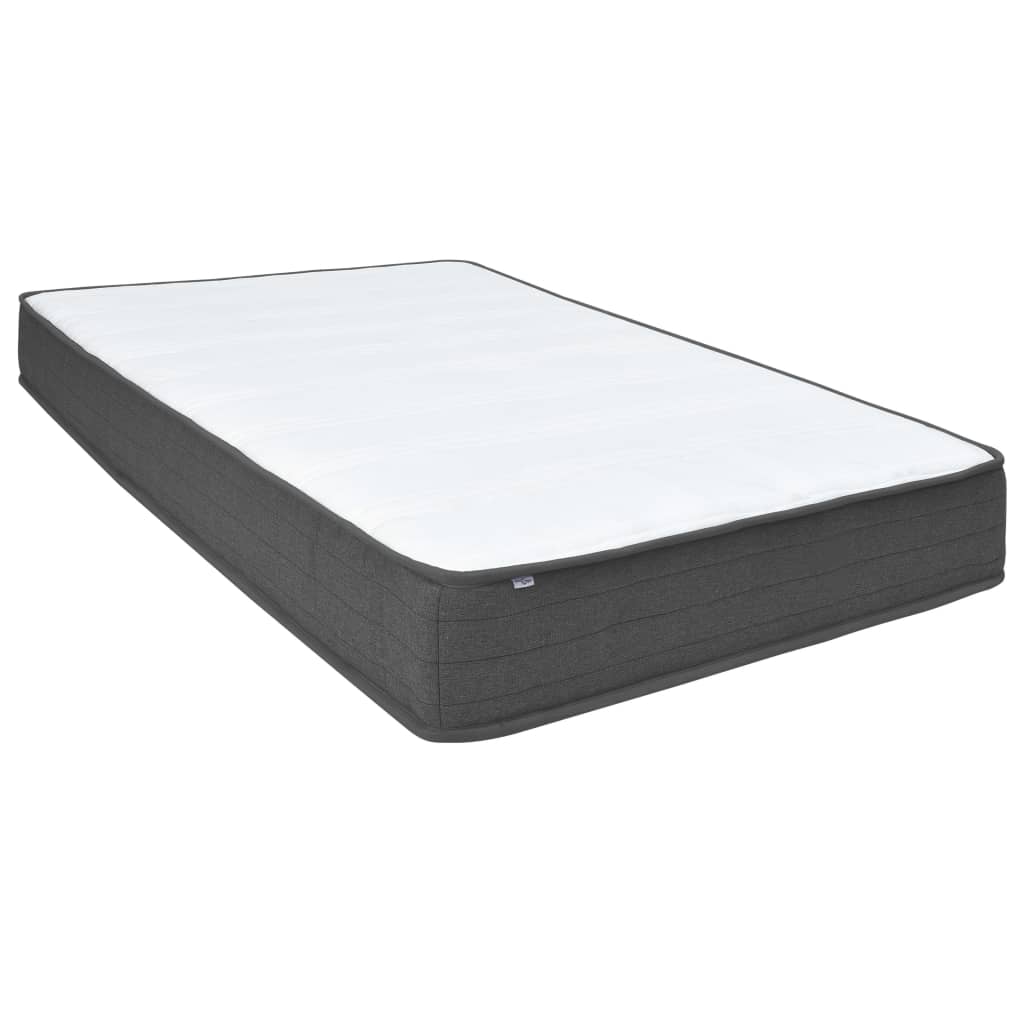 Letto a Molle Grigio Scuro in Tessuto 160x200 cm 3054709