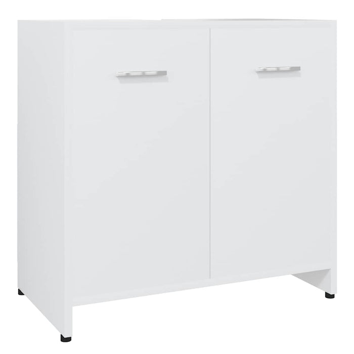 Armadio da Bagno Bianco 60x33x61 cm in Legno Multistrato 802570